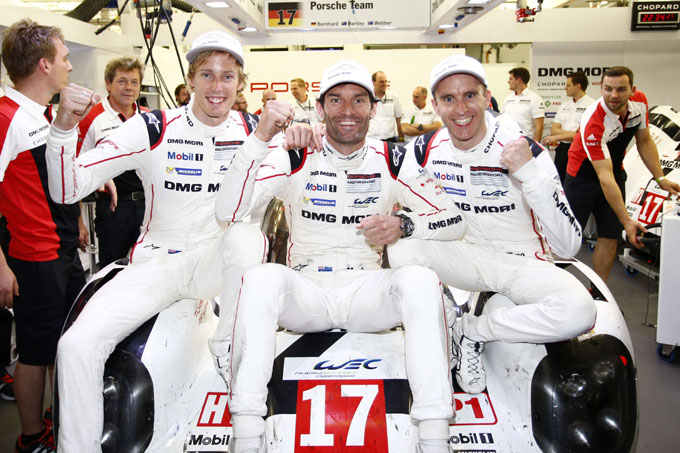 Porsche Hartley Webber en Bernhard
